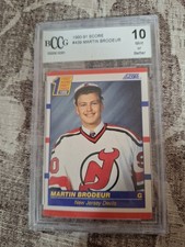 1990-91 Score - First Round Draft Choice Martin Brodeur #439 (RC)