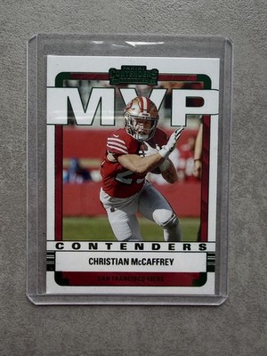 Christian McCaffrey San Francisco 49ers Contenders MVP Green NFL Football 2022