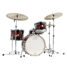 DW Design Frequent Flyer 4-Piece Drum Kit w/20" Kick - Tobacco Burst