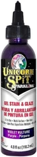 Unicorn SPiT Sparkling Violet Vulture Gel Stain and Glaze 5775002 4.0, 4 Fl Oz
