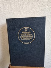 Websters Third New International Dictionary Unabridged Merriam Vintage HC Blue