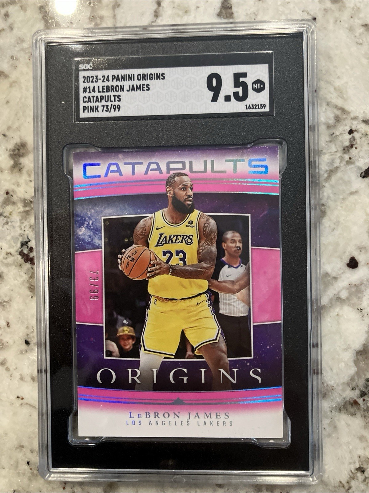 2023-24 Panini Origins - Catapults LeBron James #14 Pink /99