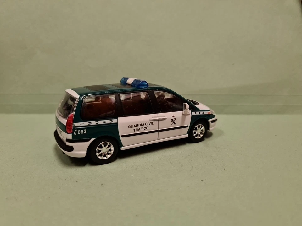 HONGWELL PEUGEOT 807 GUARDIA CIVIL TRAFICO SPAIN SPAGNA SCALA 1:43 - Immagine 4 di 4