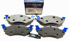 NJA ti22 Titanium Carbon Fiber Disk Brake Pad Set Rear NOS SSD544 Made in USA