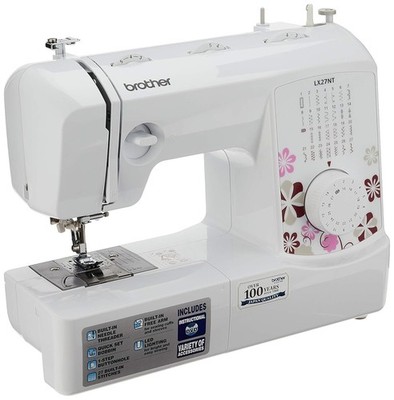  Brother LX27NT Electric Sewing Machine 27 Stitch Portable Home Use 