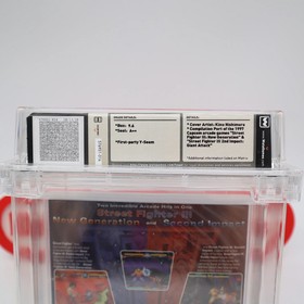 Sega Dreamcast STREET FIGHTER III 3: DOUBLE IMPACT - WATA GRADED 9.6 A++ Sealed!