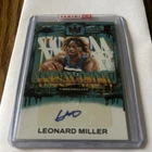 Leonard Miller Minnesota Timberwolves 2023-24 Panini Court Kings Auto /99