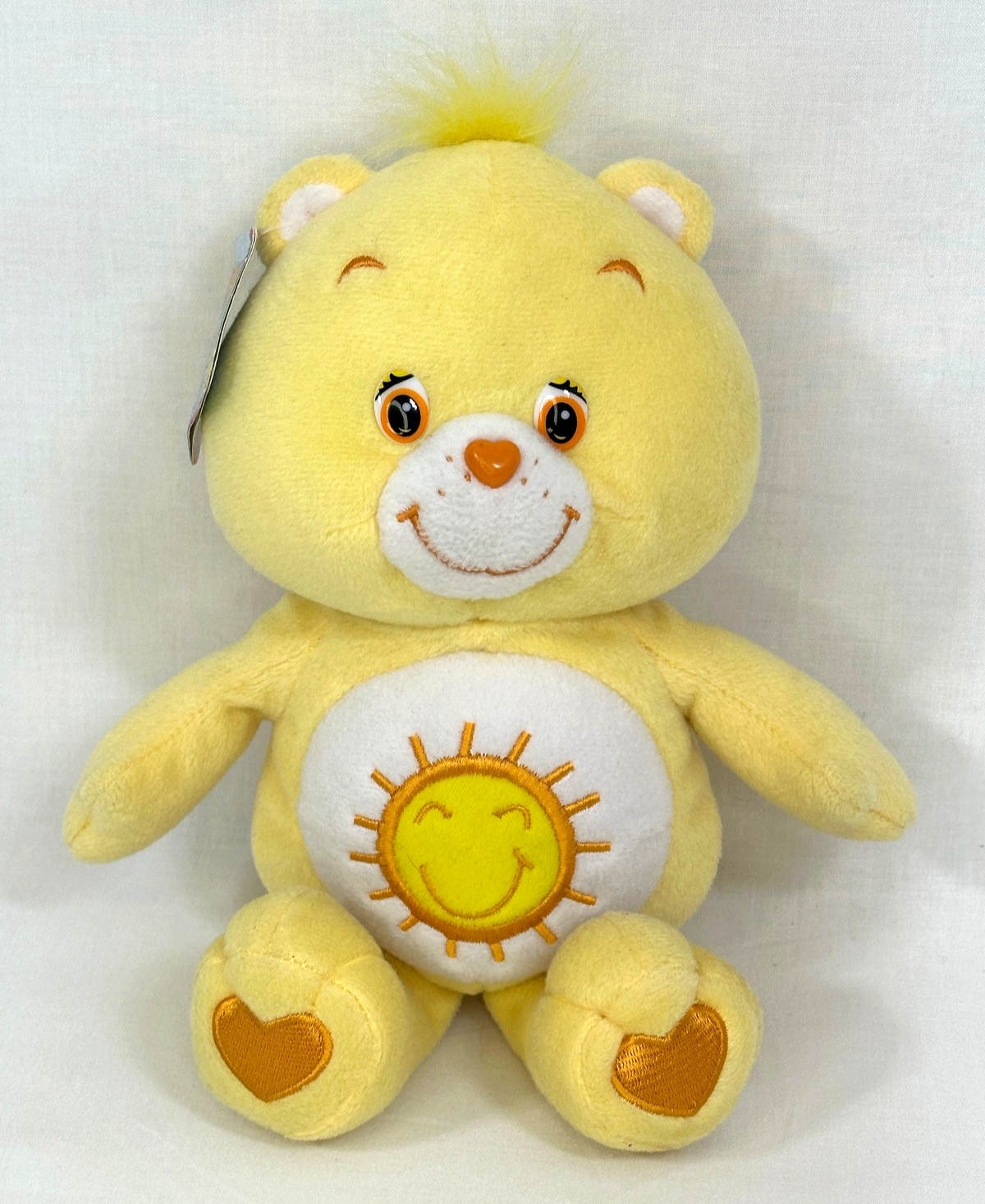 VTG 2003 FUNSHINE BEAR Care Bear Plush Toy Yellow Sun Belly TCFC/Play Along