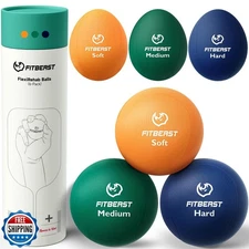 FitBeast Stress Balls for Adults, Squeeze Balls for Hand Therapy,