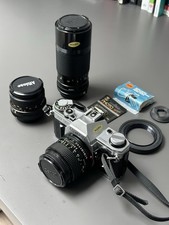 Canon AE 1 analoge Spiegelreflexkamera mit me...