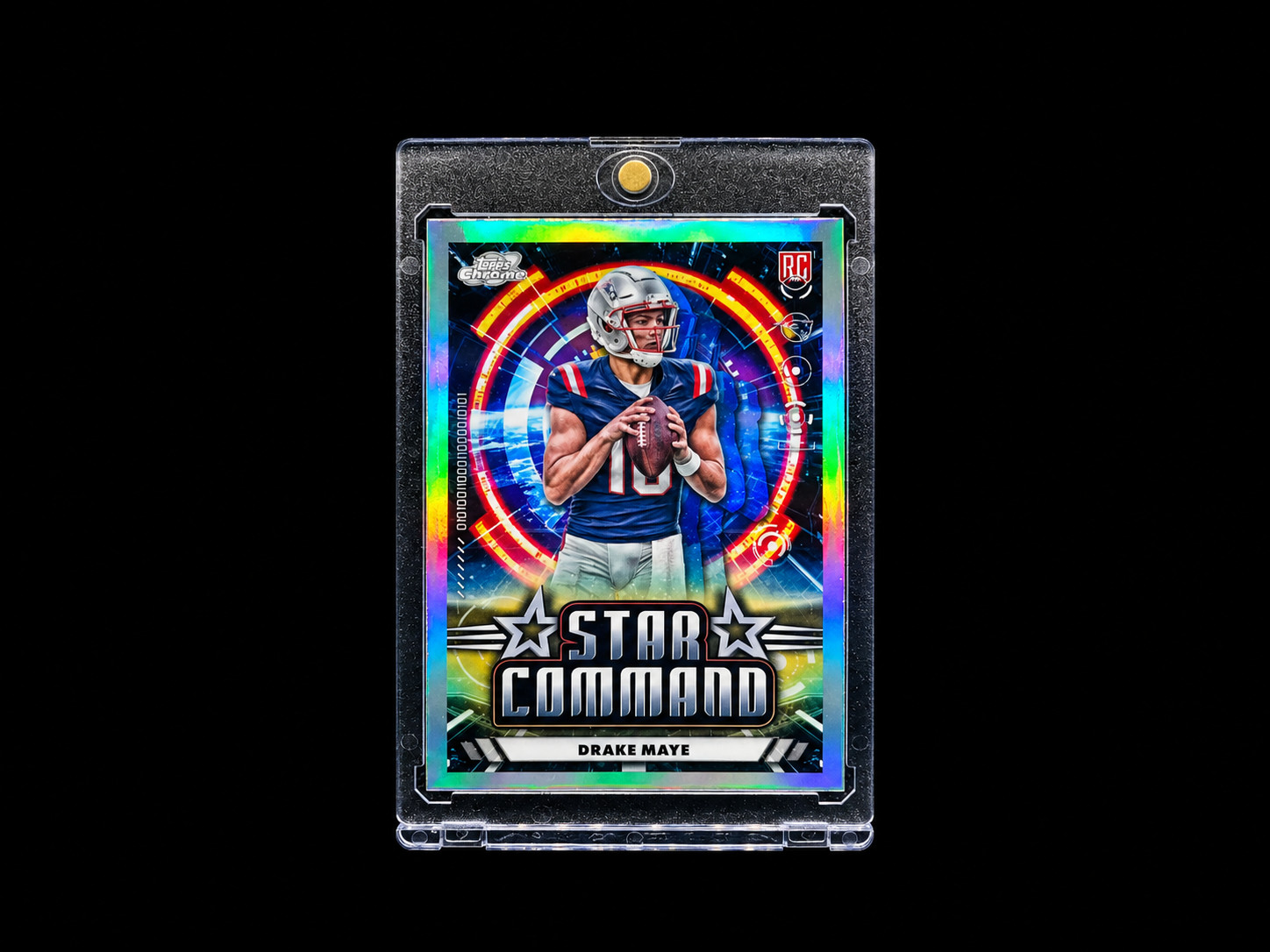 RARE DRAKE MAYE ROOKIE SPACE REFRACTOR SILVER STAR COMMAND TOPPS CHROME SC-17
