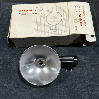 Argus Flash Attachment Only for Argus C3 C-3 No bulb IN BOX vintage camera equip