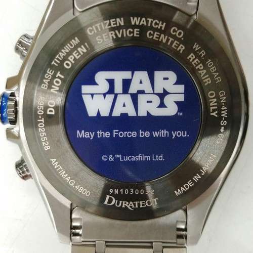 Citizen Eco-Drive F950-T025528 Satellite Limitée Star Wars Solaire Montre Hommes - Photo 5 sur 7
