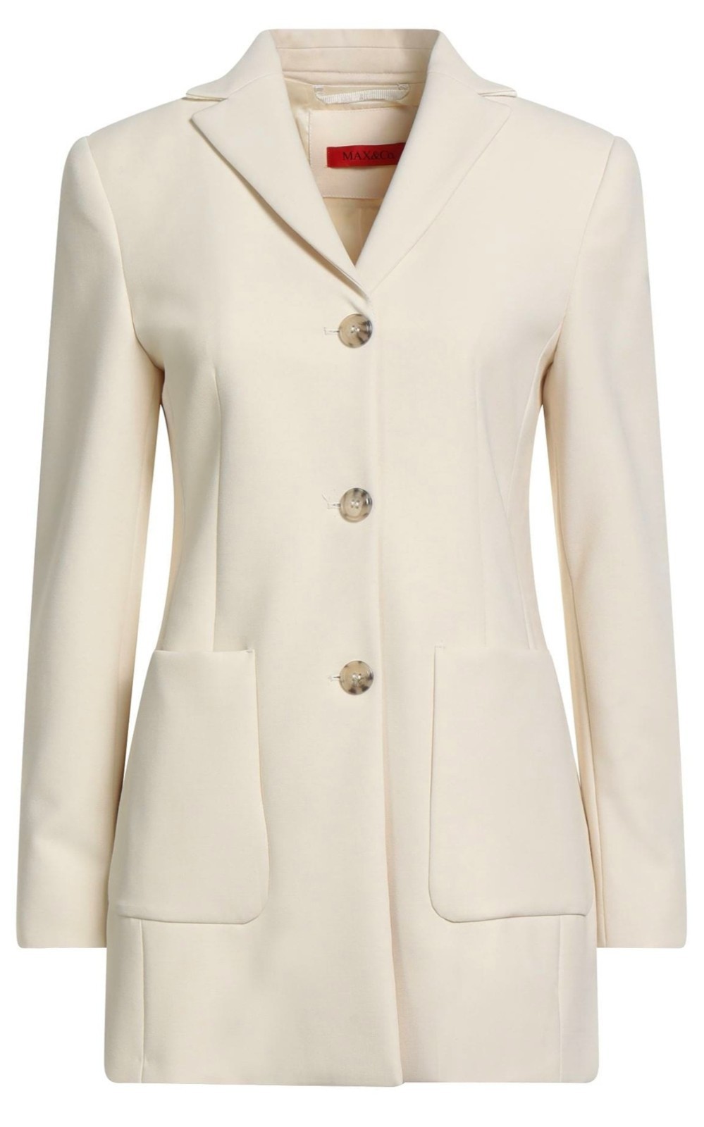 Max & Co Woman's Nereide 90's Style Blazer Ivory Uk 8 Rrp £250 #AA572