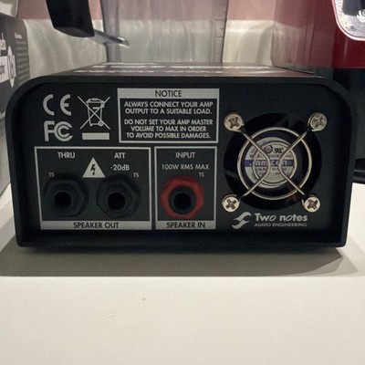 Two notes Torpedo Captor 16 Loadbox Audio Interface Attenuator DI