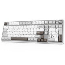 Wireless Mechanical Gaming Keyboard, Tri-Mode Connectivity (Bluetooth 5.0/2.4...