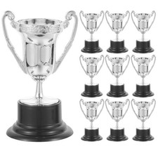 10 Pcs Mini Plastic Trophy Cups Awards for Kids School and Party Use