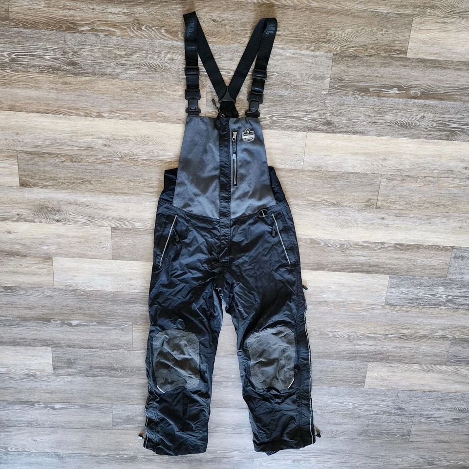 Ergodyne N-Ferno 6470 Insulated Bib Overalls Mens Large Snowpants Core Workwear - Image 4 of 4