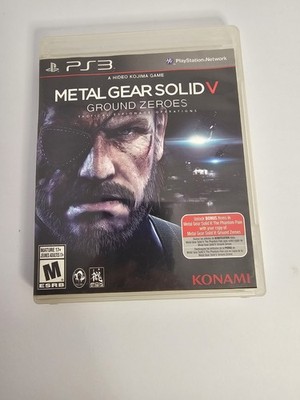 Metal Gear Solid V Ground Zeroes PS3 Playstation 3, CIB, Tested