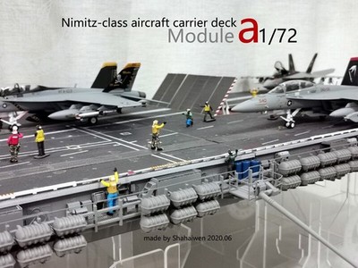 1/72 Scale Nimitz Aircraft Carrier Deck Model Aircraft Carrier Deck Toy Model