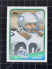 1988 Topps - Steve Largent #135 and #3 Cards *Mint Condition* Seahawks