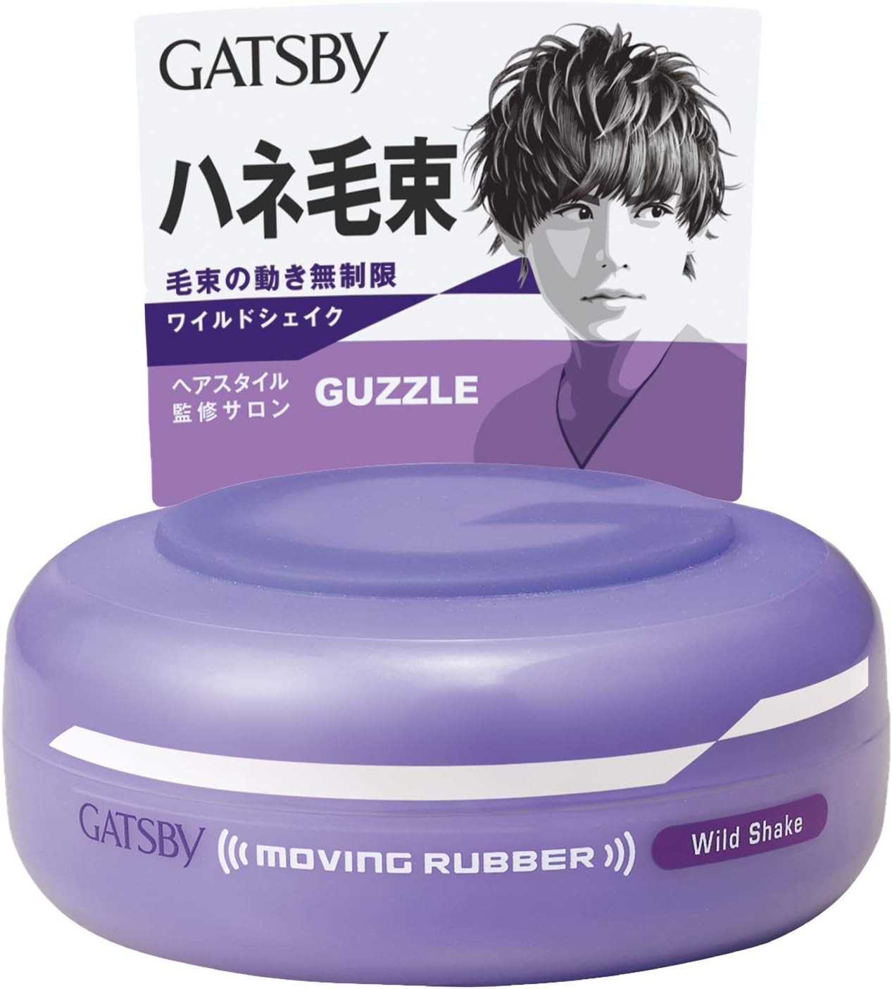 GATSBY MOVING RUBBER WILD SHAKE Hair Wax, 80g/2.8oz
