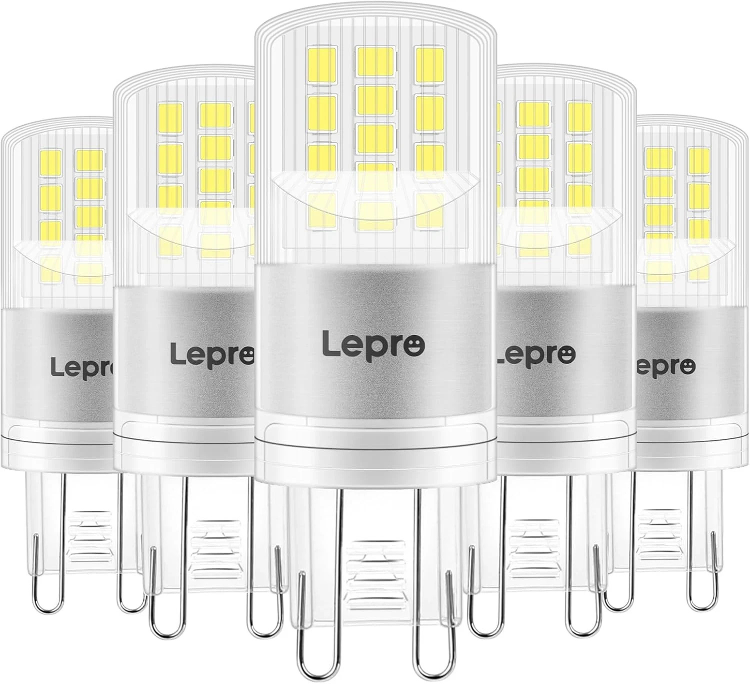 G9 LED Bulbs, Cool White 6000K, 3.8W 470Lm, 40W Equivalent, Energy Saving, AC 22