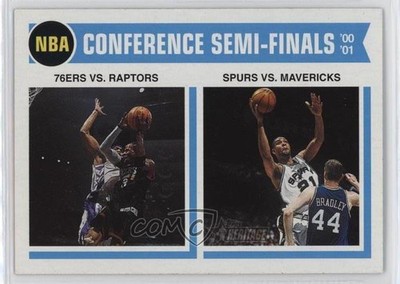 2001 Topps Heritage Conference Semi-Finals Allen Iverson Tim Duncan #246 HOF gb9