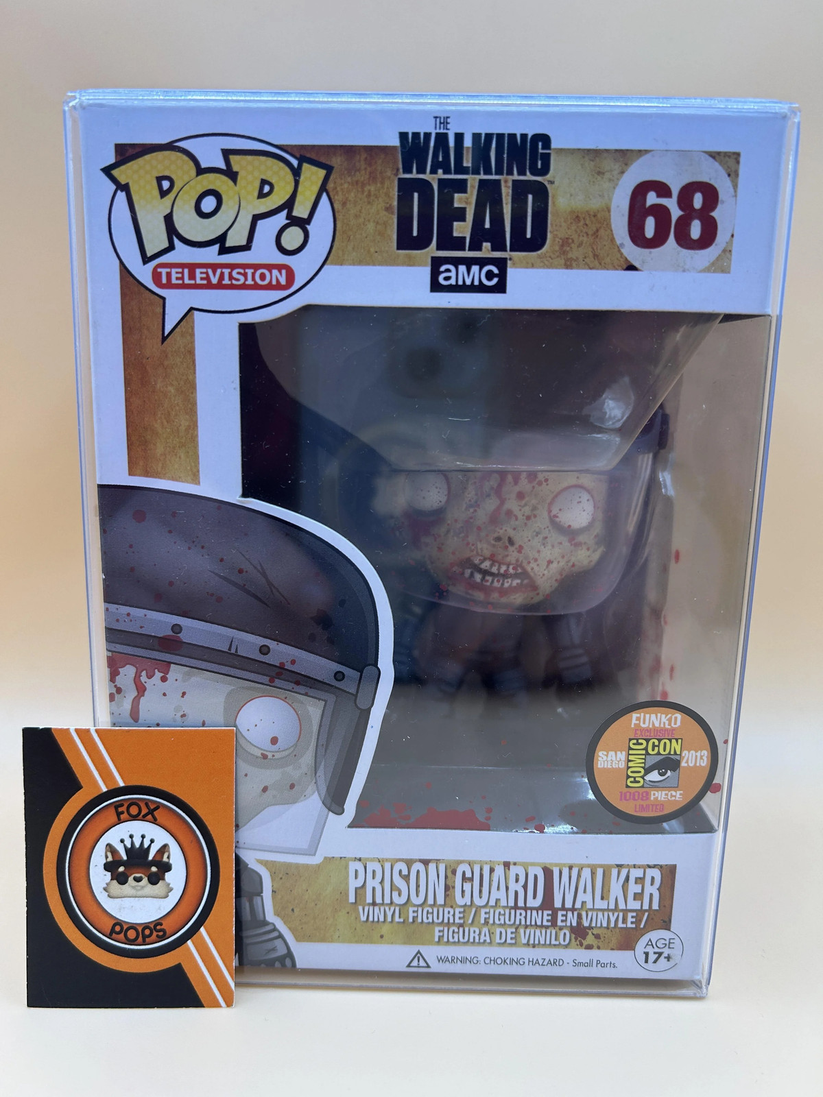 Prison Guard Walker Funko Pop #68 Bloody - 1008 PCS The Walking Dead