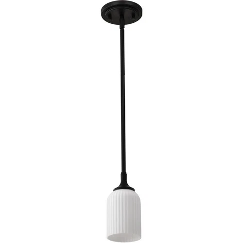 Nuvo Lighting 60/8645 Solara 5 inch Matte Black Pendant Ceiling Light - Picture 1 of 8