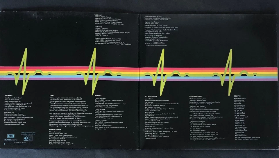 Pink Floyd - The Dark Side Of The moon - poster et stickers - Photo 4/4