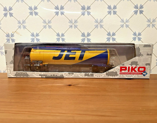 PIKO H0 Knickkesselwagen JET gelb/blau Epoche V (1990-2007) 54780 | Condition: Neu