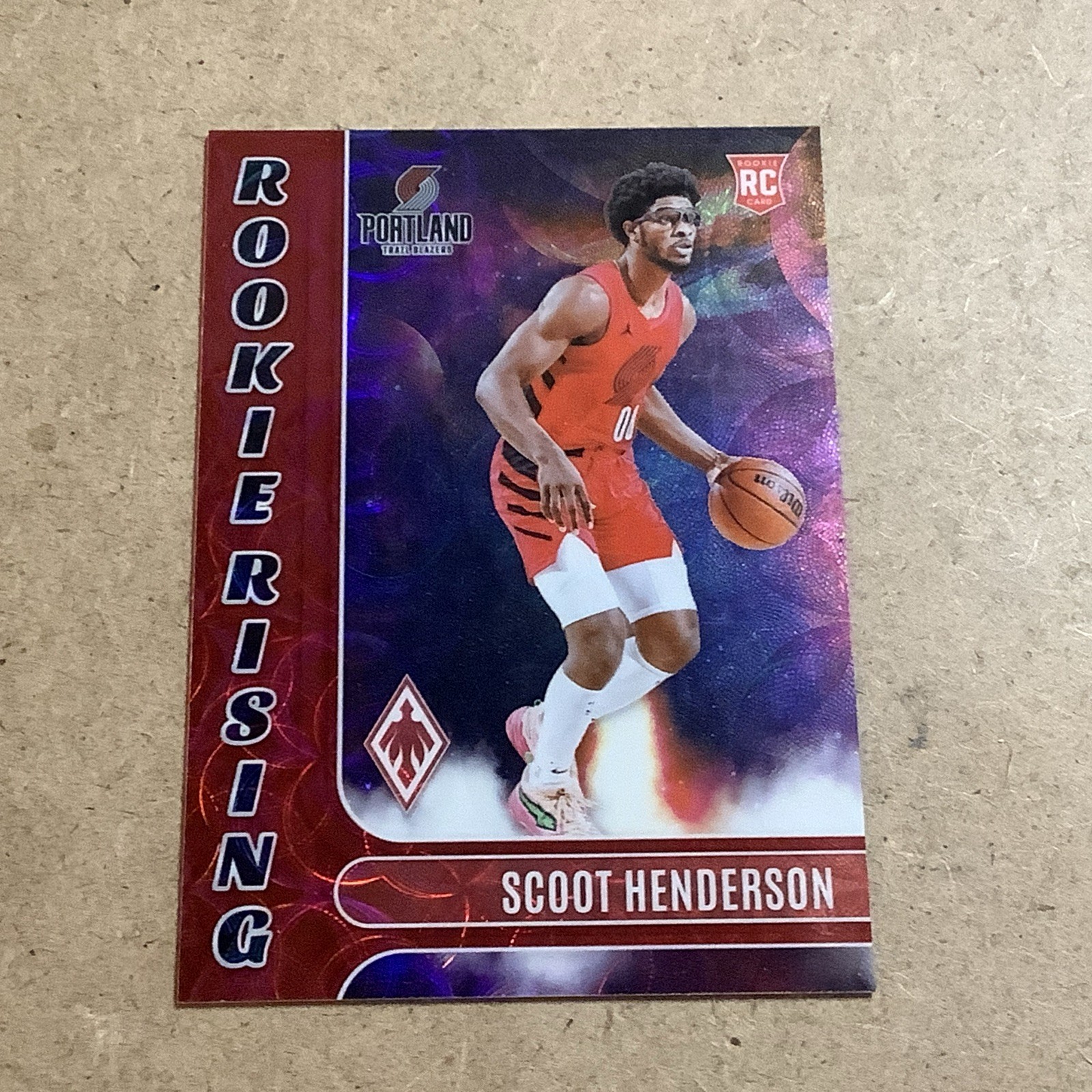 2023-24 Phoenix Scoot Henderson Rookie Rising Red Scope /75