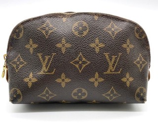Auth Louis Vuitton Monogram Pochette Cosmetic PM M47515 Pouch NS091745