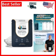 Baja Mineral Sea Salt - Fine Grind, 1 lb Resealable Bag for Culinary Excellence