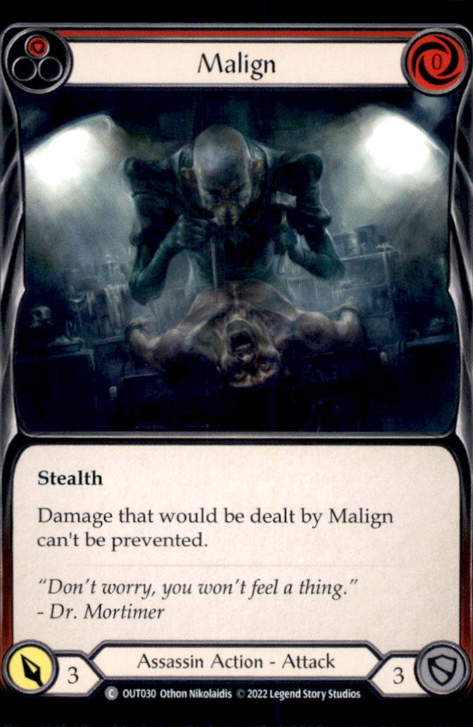 MALIGN (RED) OUT030 C FLESH AND BLOOD NM NIKOLAIDIS