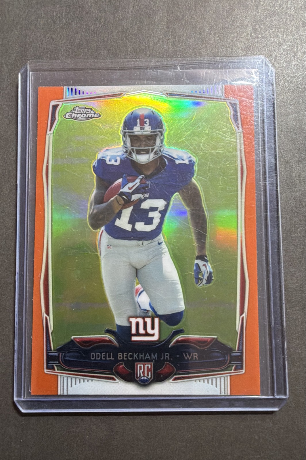 2014 Topps Chrome - Odell Beckham Jr. #117 Orange Refractor (RC)