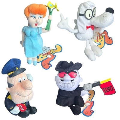 Vintage CVS 1999-2000 Limited Edition Collectible Beans Stuffins Plush Lot Of 4