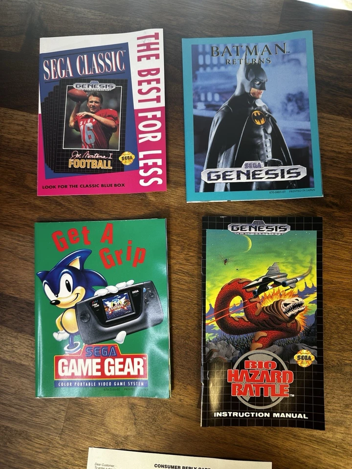 Bio-Hazard Battle (Sega Genesis, 1992) Authentic Complete w/all inserts - Image 3 of 4