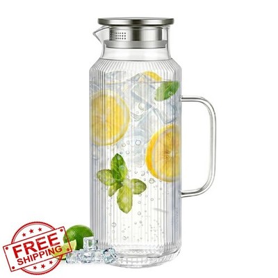 D.M DESIGN·MASTER 68oz Glass Water Pitcher