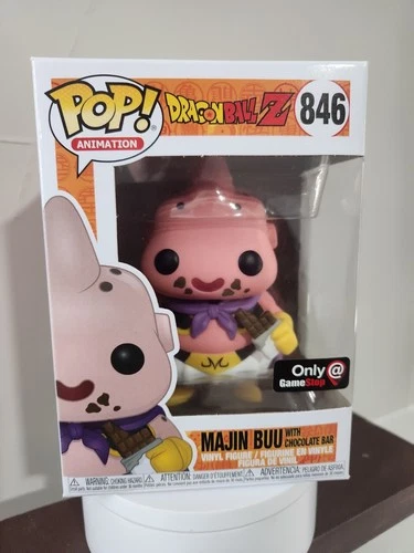 Funko POP! Majin Buu with Chocolate Bar #846 - Dragon Ball Z - Gamestop Excl