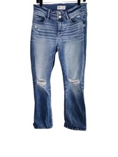 Bke Payton Mid-rise Distressed Bootcut Jean Size 30