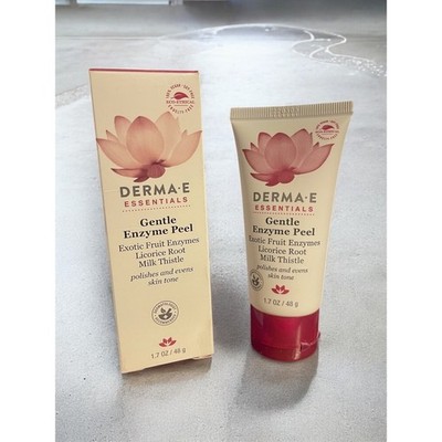 DERMA E Essentials Gentle Enzyme Peel Polishes and Evens Skin Tone 1.7 oz NEW