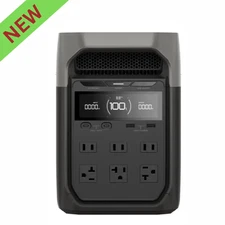QTY 2 EcoFlow DELTA 3 Portable Station Dual Pack Fast Charging 1024Wh X Boost