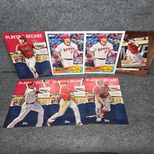 Lot of 7 Mike Trout 2020 Baseball Series 2 TOPPS Player of the Decade Posters