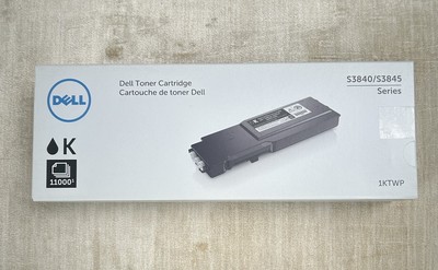New! Dell Genuine 1KTWP Black Toner Cartridge for S3840/S3845 High Yield 11,000
