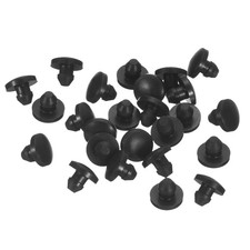 26Pcs Silicone Hole Plug Black Fit for Bottle Pipes 3.5mm Inner Diameter