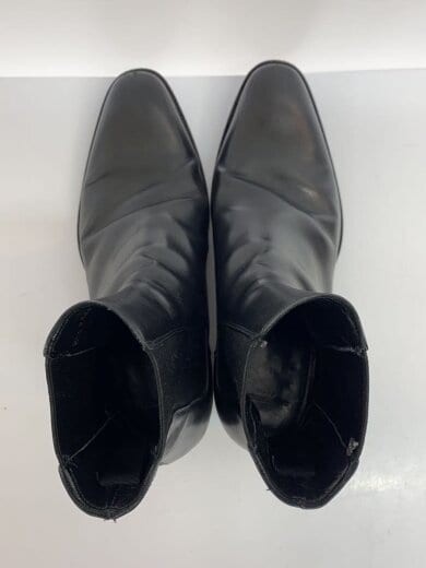 SAINT LAURENT Stivali Gore laterali 42 Nero Pelle 