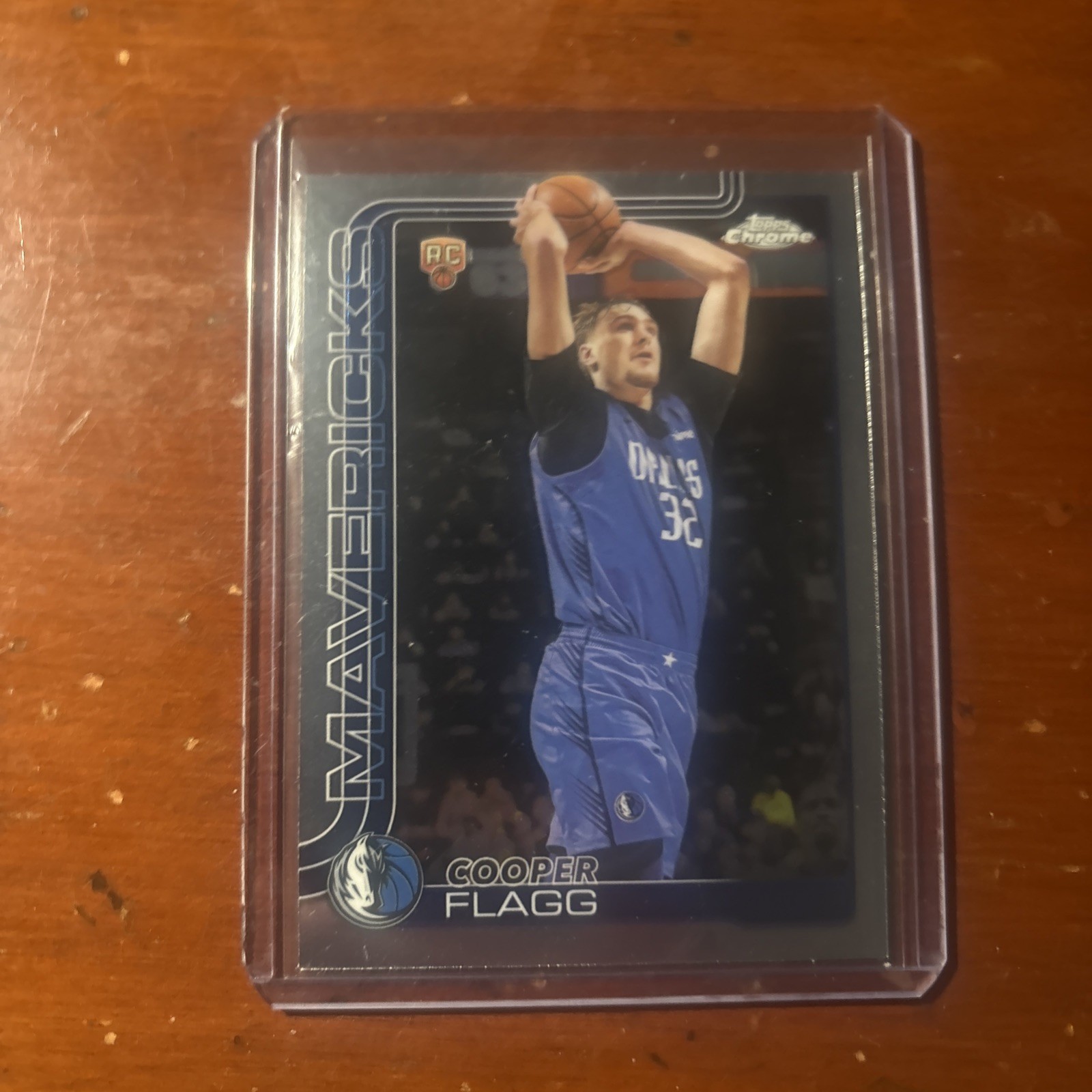 COOPER FLAGG - 2025-26 Topps Chrome Base RC #251 Dallas Mavericks