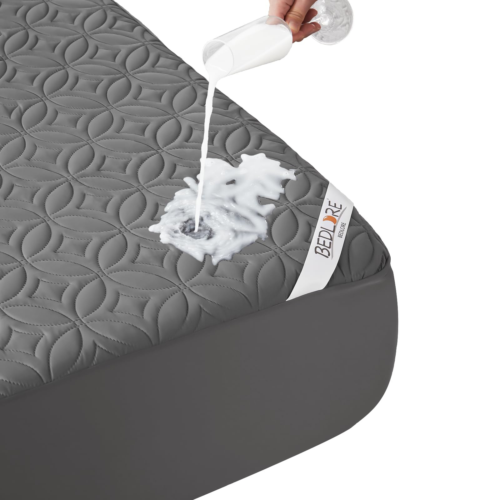Waterproof California King Mattress Protector Pad Deep Pocket Fitted Cover-image